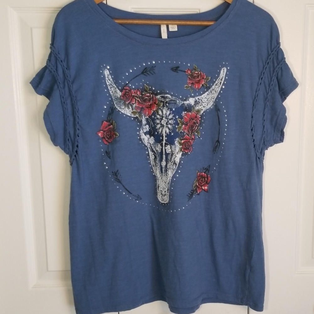 Est. 1948 Boho Southwestern Skull Graphic Tee
